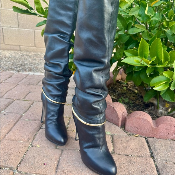 Sergio Rossi Leather boots Size 36 - Picture 4 of 9